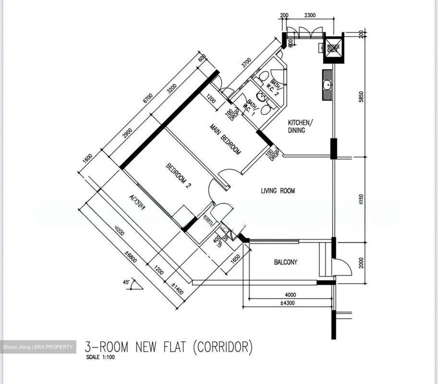 Blk 238 Gombak Gardens (Bukit Batok), HDB 3 Rooms #585731141